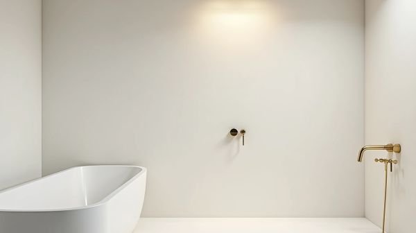 Apporter du cachet à une salle de bain avec un robinet mural