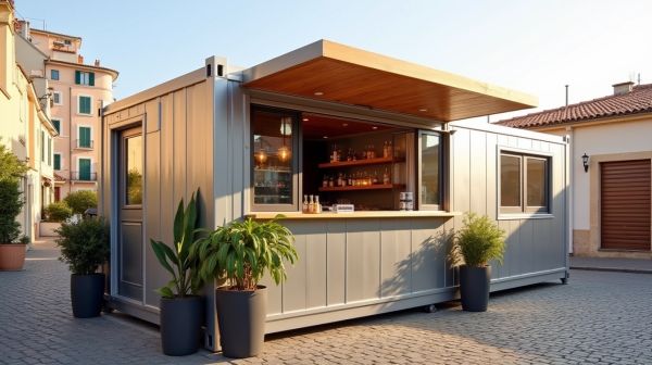 Transformez votre concept avec un restaurant container clé en main à Nice